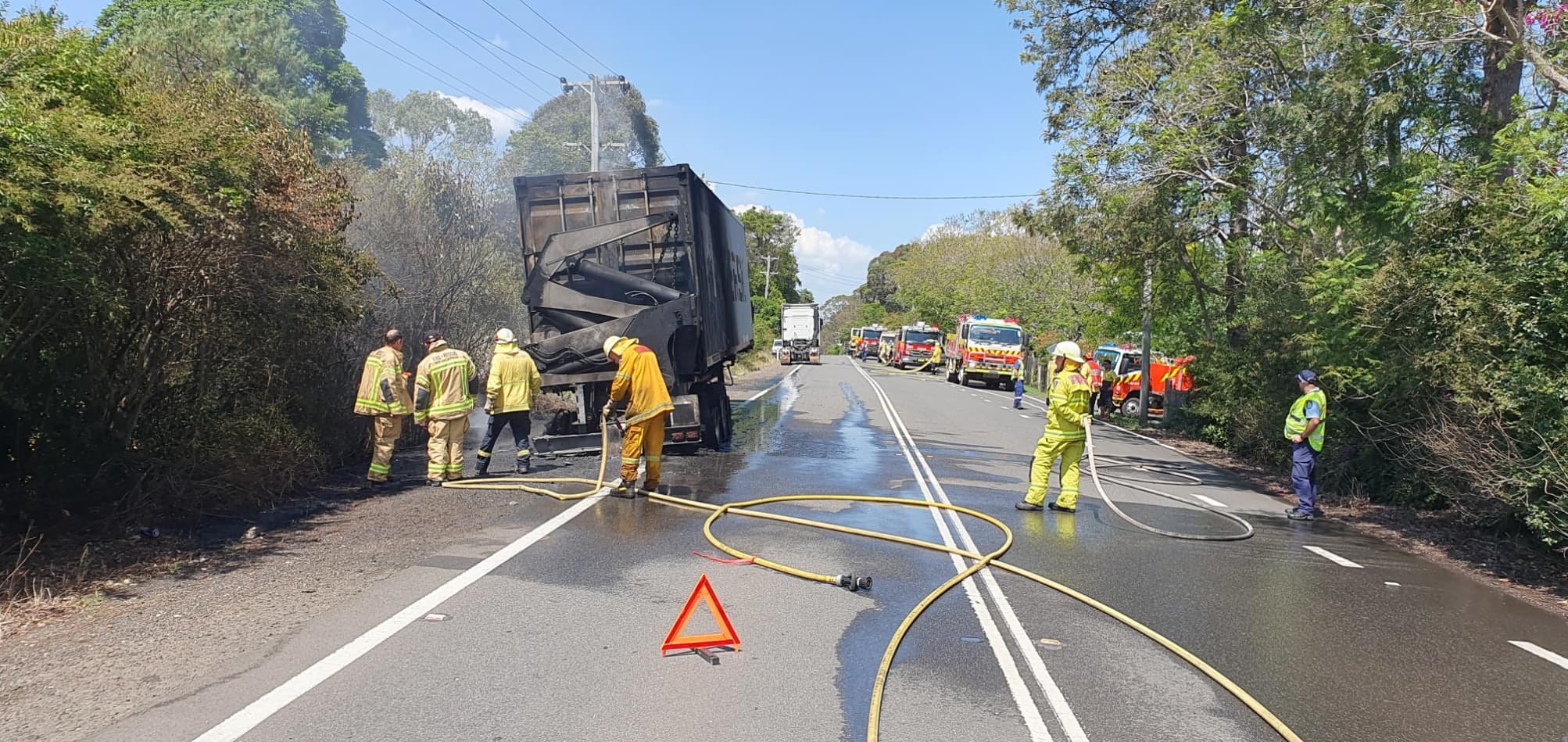 Major Truck Fire on Bellbird Hill KHRFS